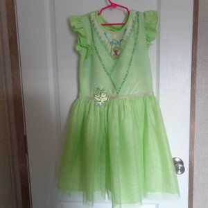 Disney Princess Tiana Dress SZ L 10/12
